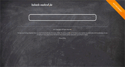 Desktop Screenshot of buback-nachruf.de