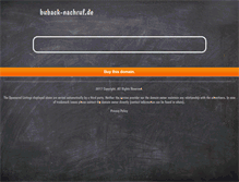 Tablet Screenshot of buback-nachruf.de